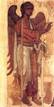 Архангел Гавриил на иконе 'Благовещение Пресвятой Богородицы' (Благовещение Устюжское). 